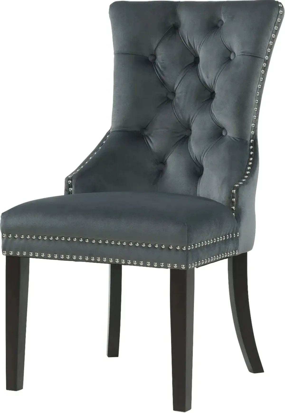 Adelle Dark Gray Upholstered Dining Room Chair