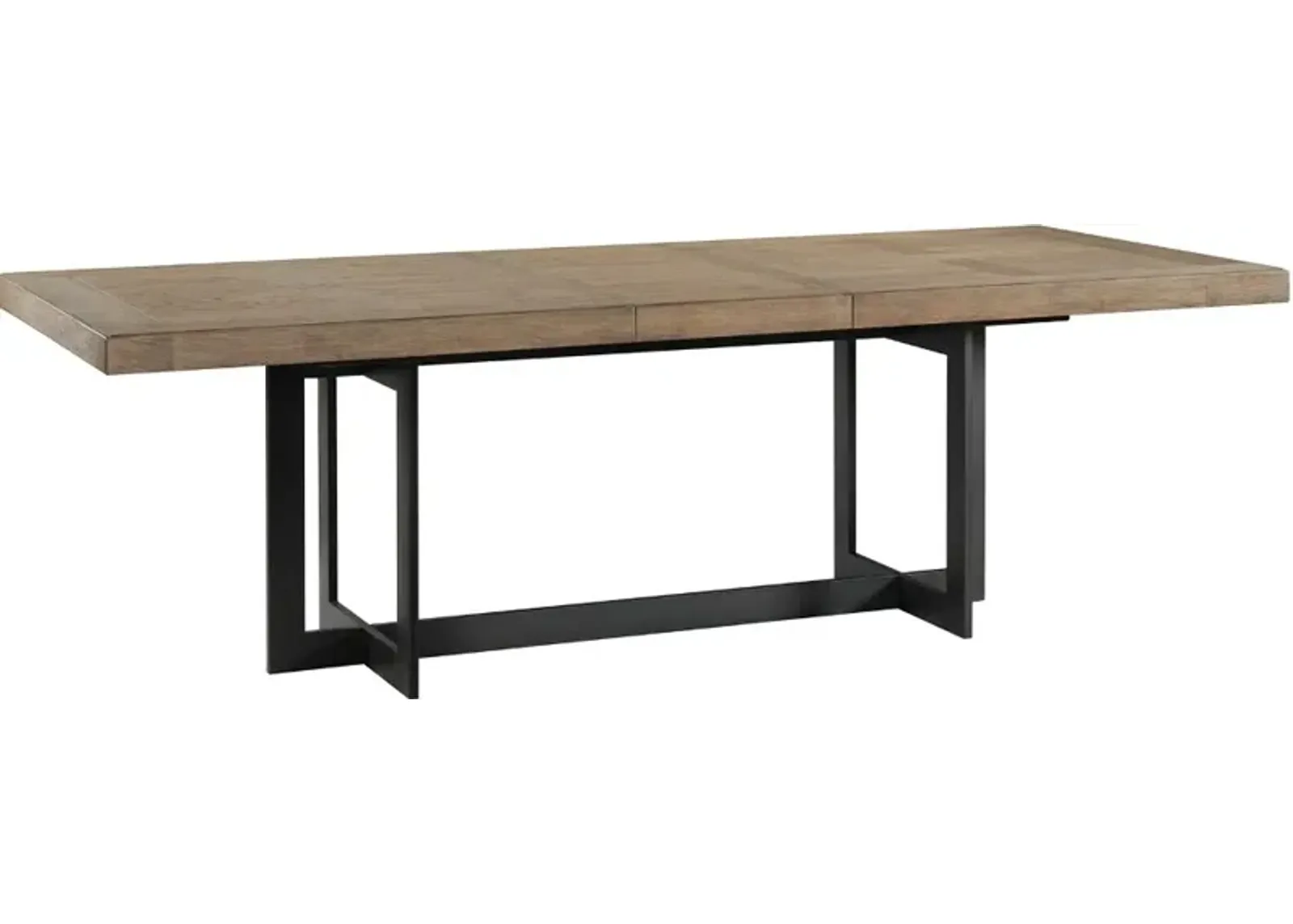 Eden Modern Beige and Metal Dining Table