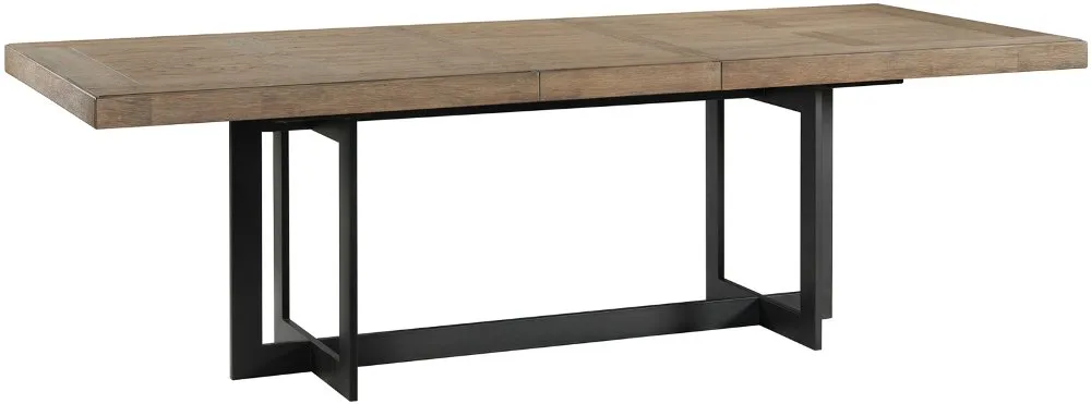 Eden Modern Beige and Metal Dining Table