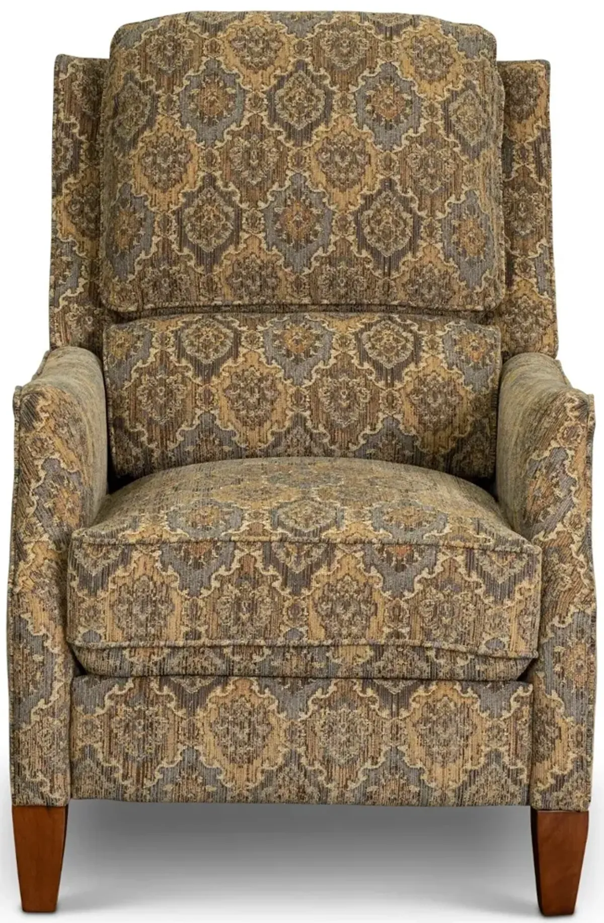 Sandlewood Traditional Tan High-Leg Pushback Recliner