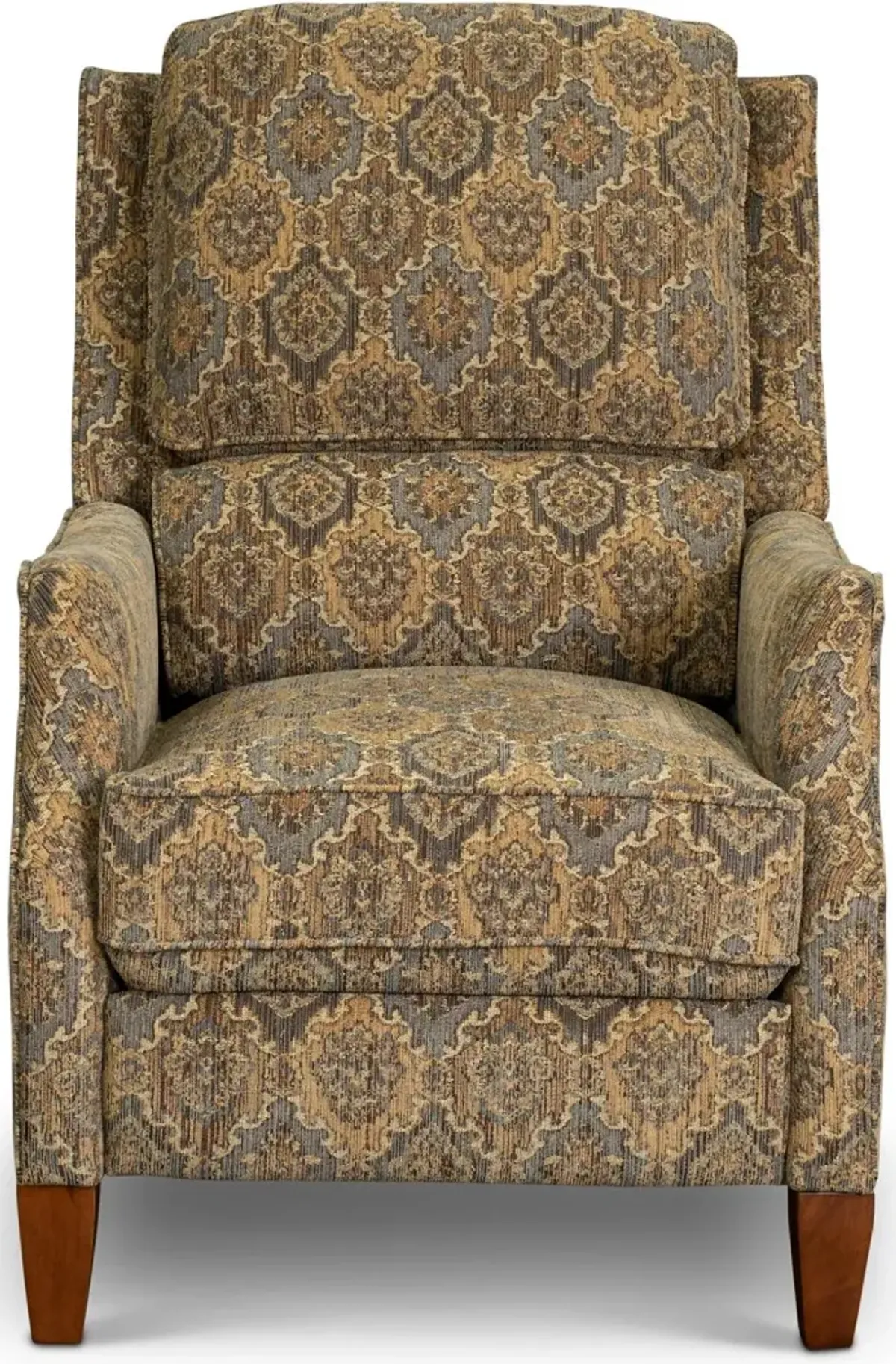 Sandlewood Traditional Tan High-Leg Pushback Recliner