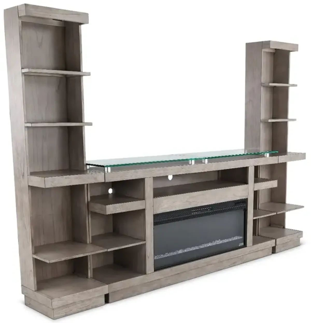 Celino Gray Fireplace Entertainment Center