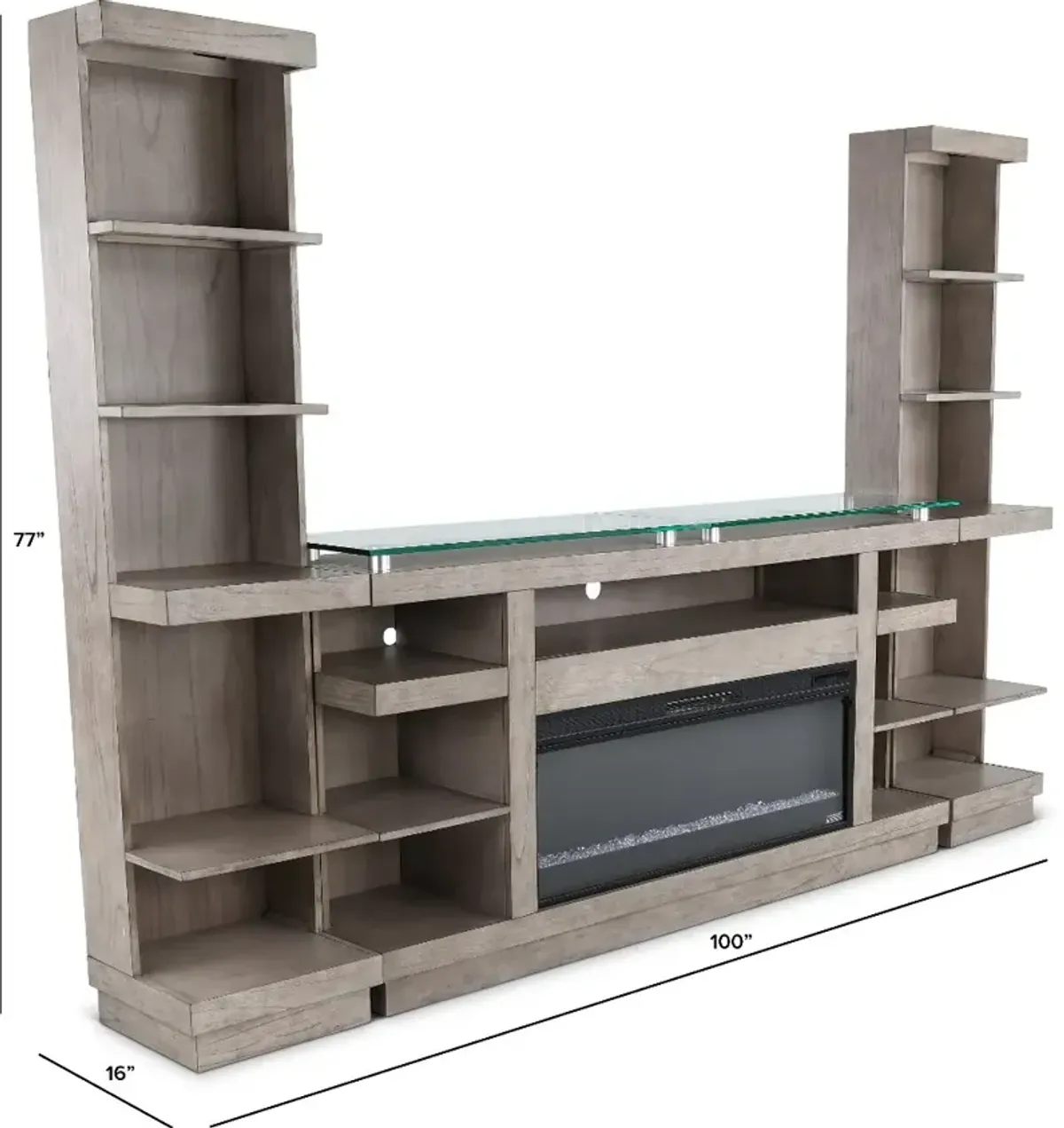 Celino Modern Fireplace Entertainment Center