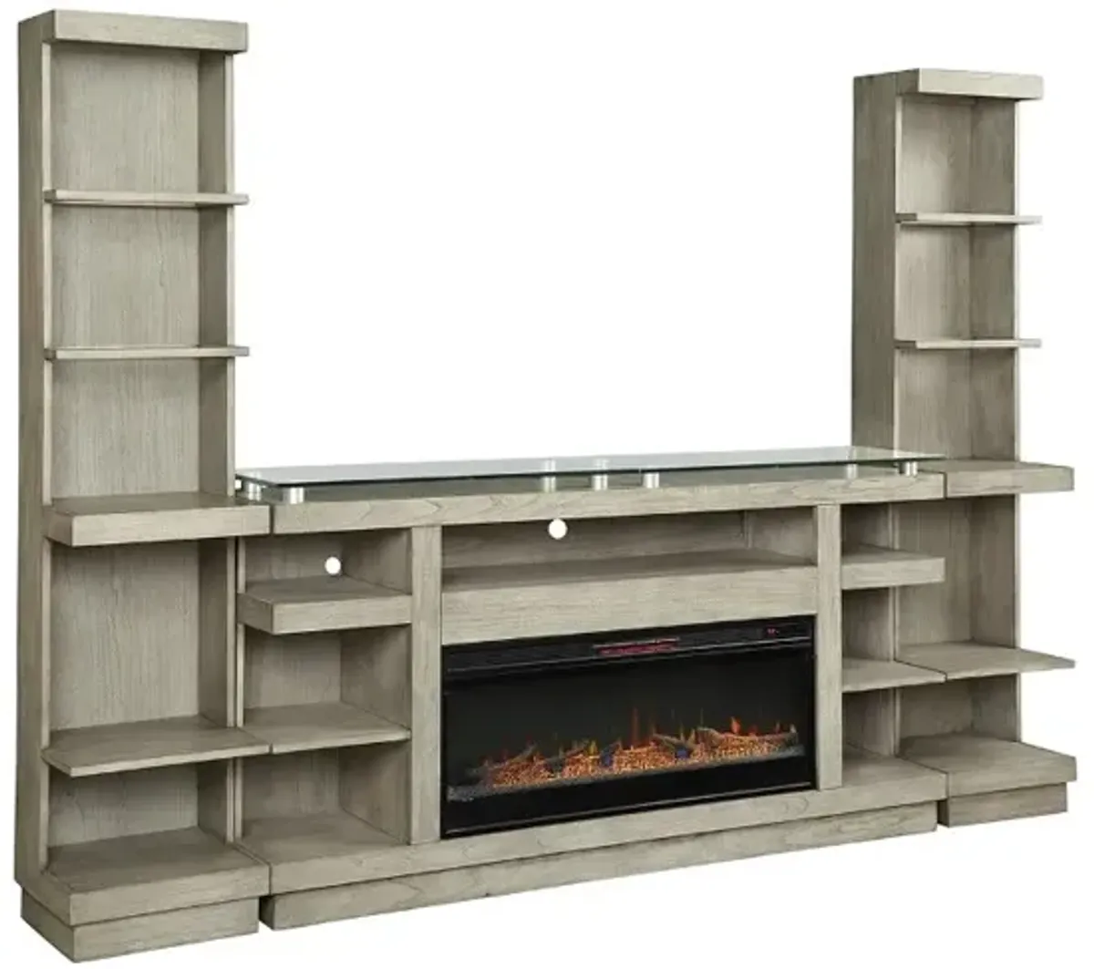Celino Gray Fireplace Entertainment Center