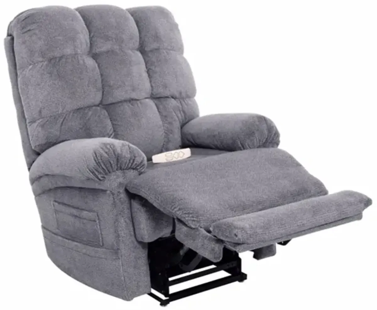 Venus Slate Gray Lift Recliner with Massage and Heat