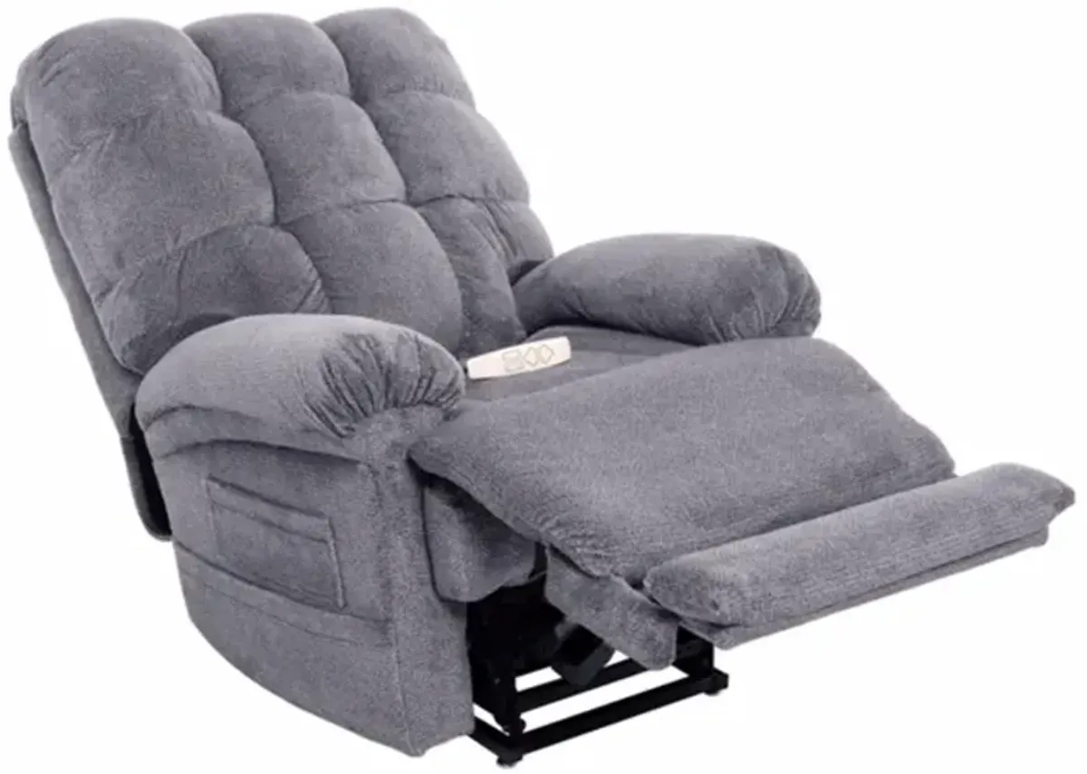 Venus Slate Gray Lift Recliner with Massage and Heat