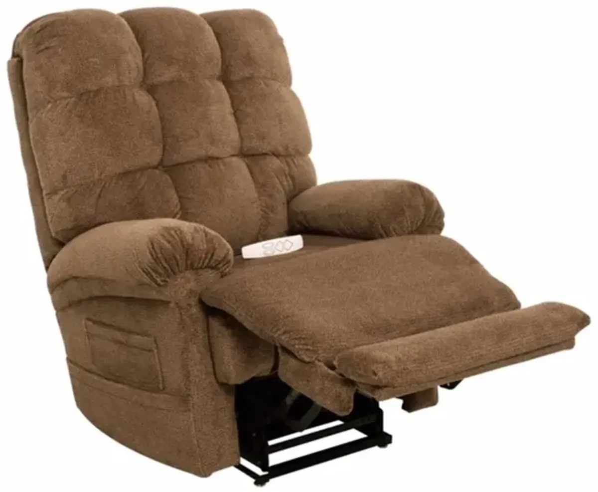 Venus Nutmeg Brown Lift Recliner with Massage and Heat