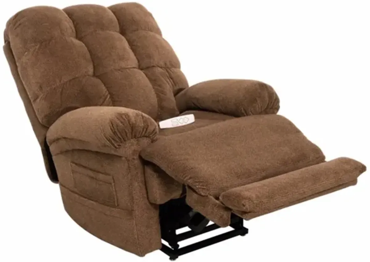 Venus Nutmeg Brown Lift Recliner with Massage and Heat