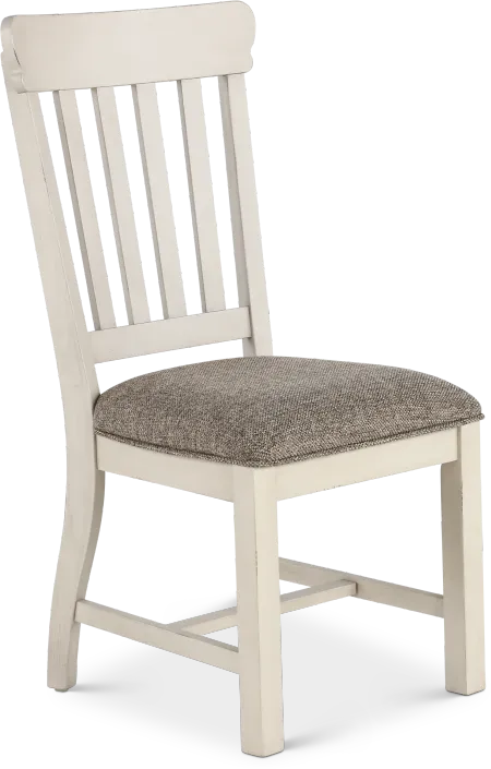 Drake White Upholstered Dining Chair