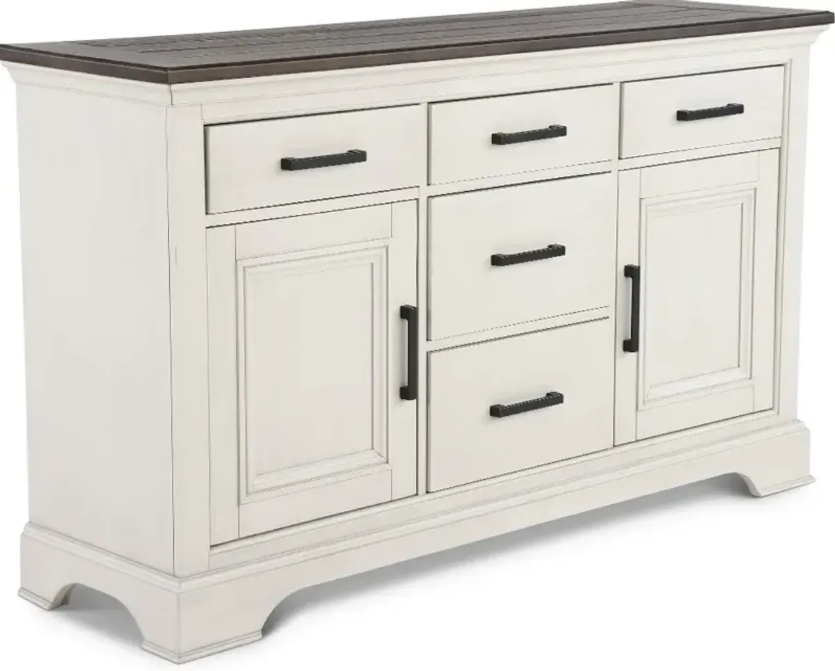 Drake Country White Dining Room Sideboard