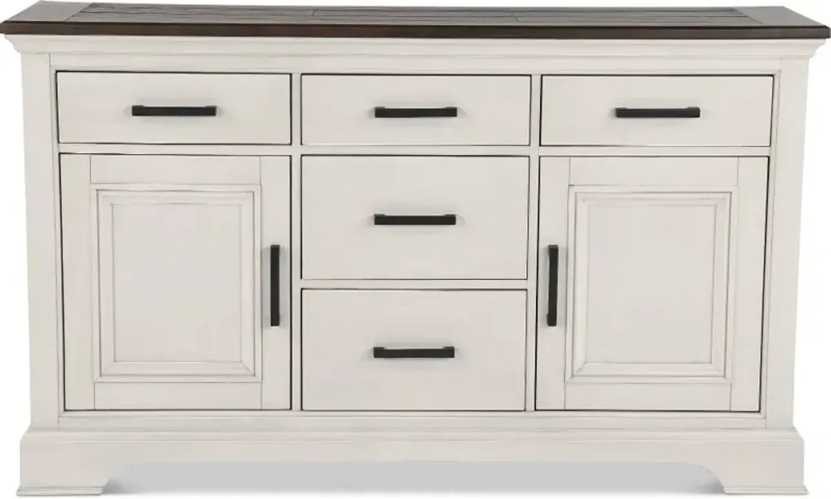 Drake Country White Dining Room Sideboard