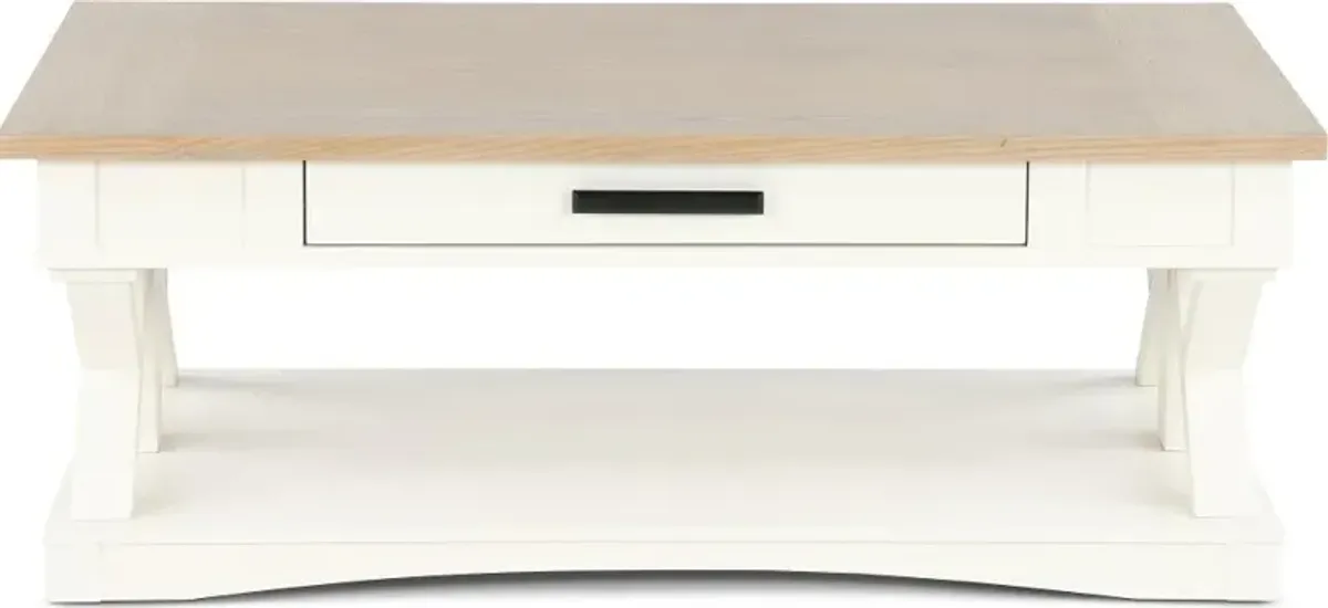 Amy Cotton White Coffee Table