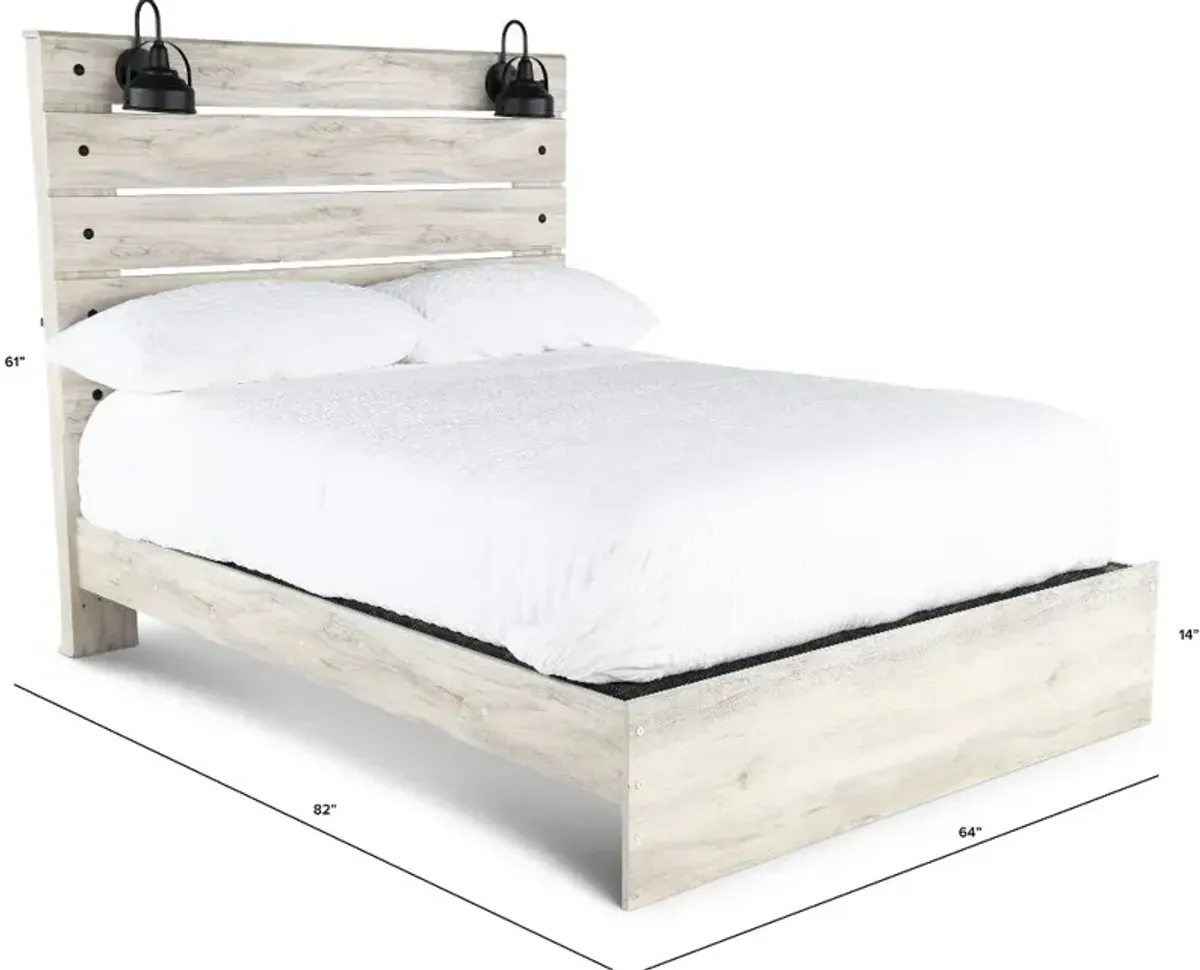 Sunrise Park Whitewash Queen Bed