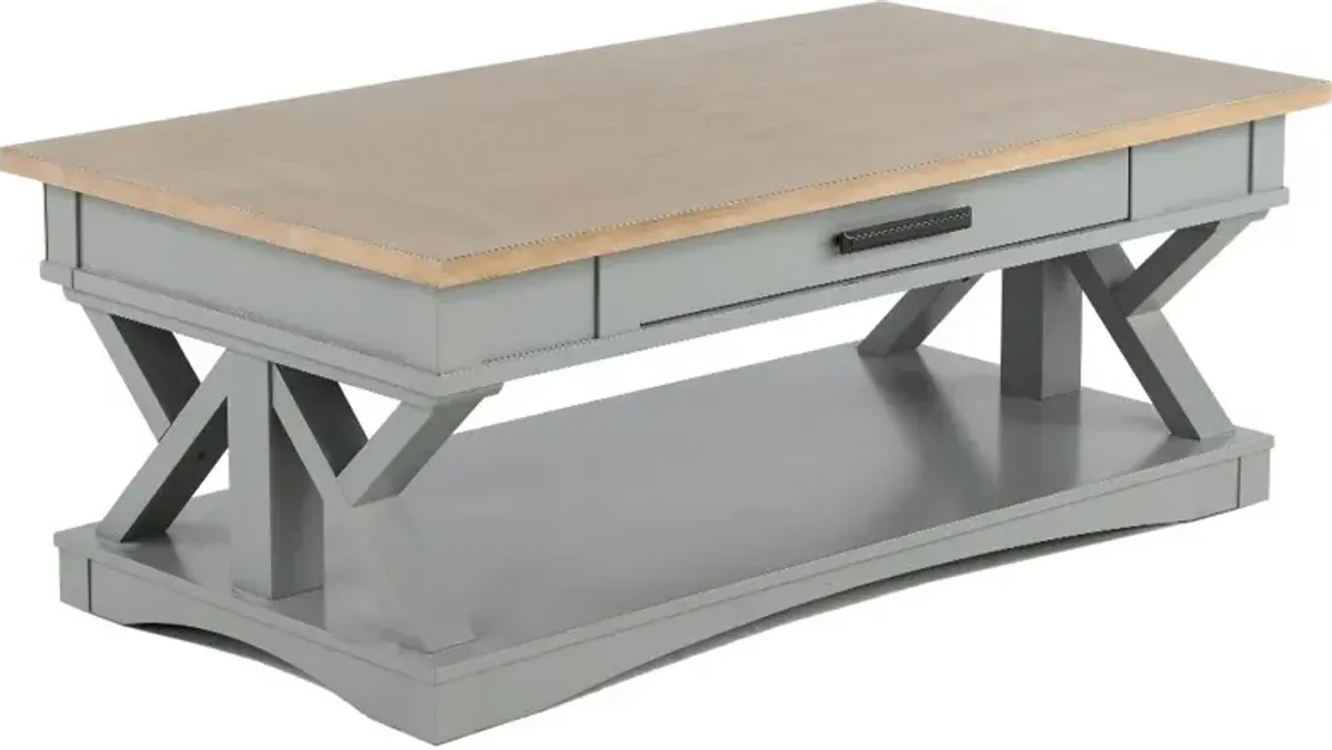 Amy Dove Gray Coffee Table
