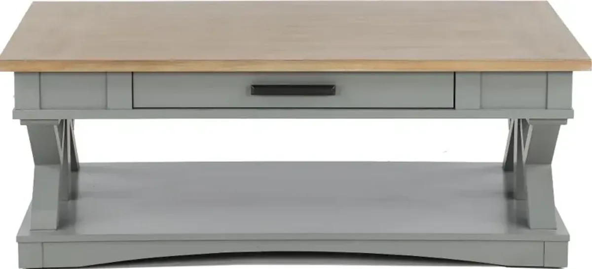 Amy Dove Gray Coffee Table