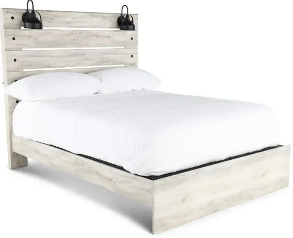Sunrise Park Whitewash King Bed