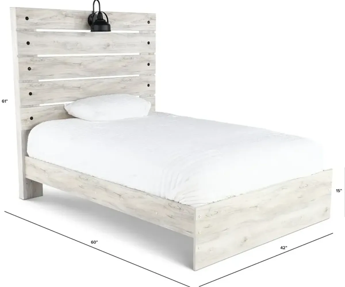 Sunrise Park Whitewash Twin Bed