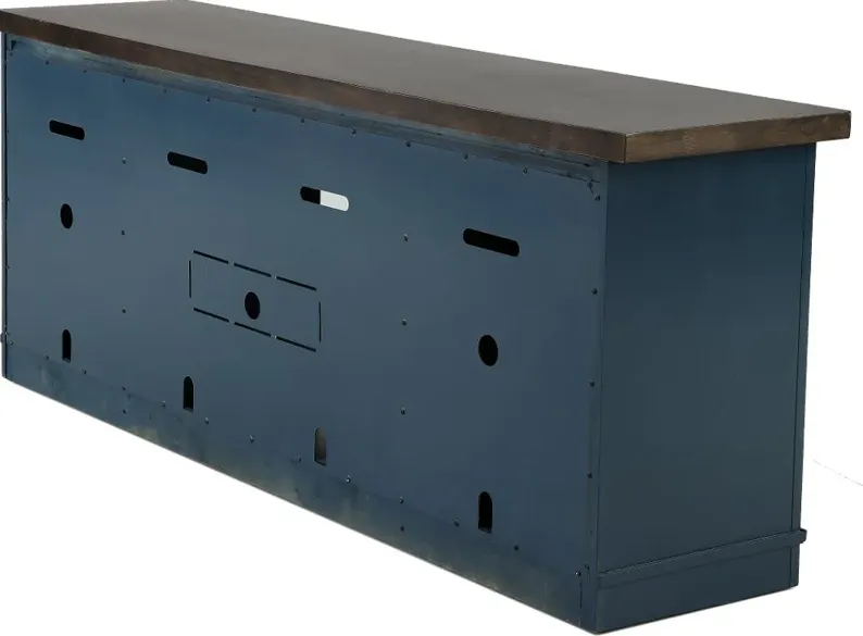 Amy Denim Blue 76" TV Stand