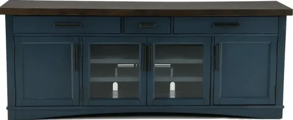Amy Denim Blue 76" TV Stand