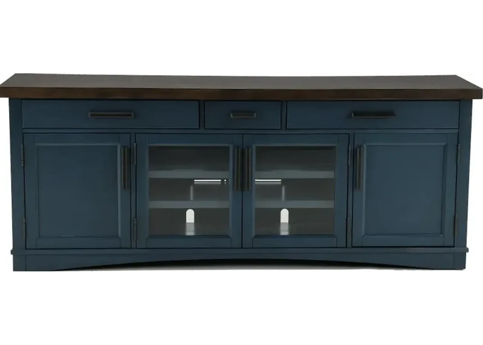 Amy Denim Blue 76" TV Stand