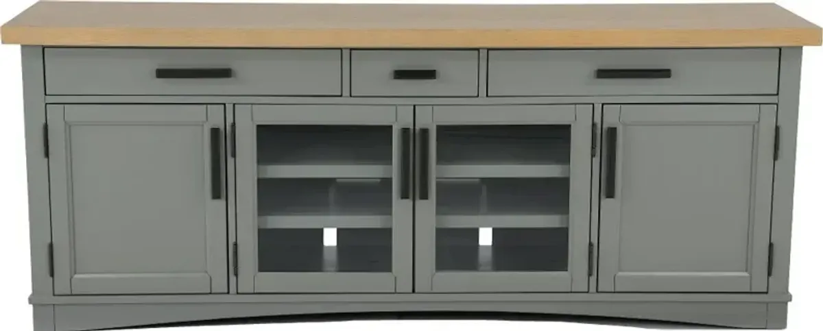 Amy Dove Gray 76" TV Stand