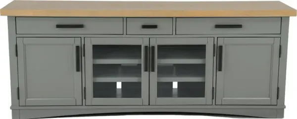 Amy Dove Gray 76" TV Stand