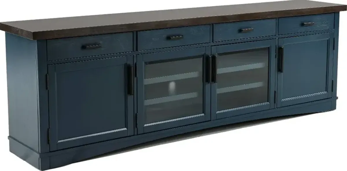 Amy Denim Blue 92" TV Stand