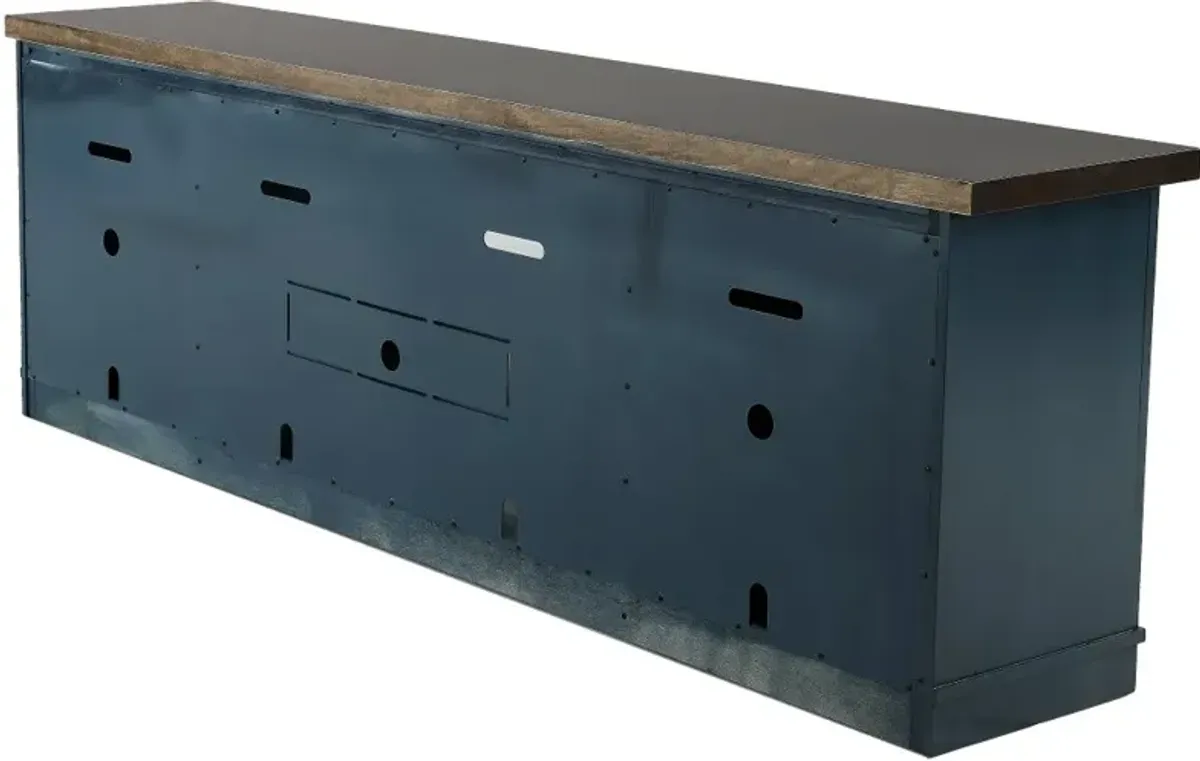 Amy Denim Blue 92" TV Stand