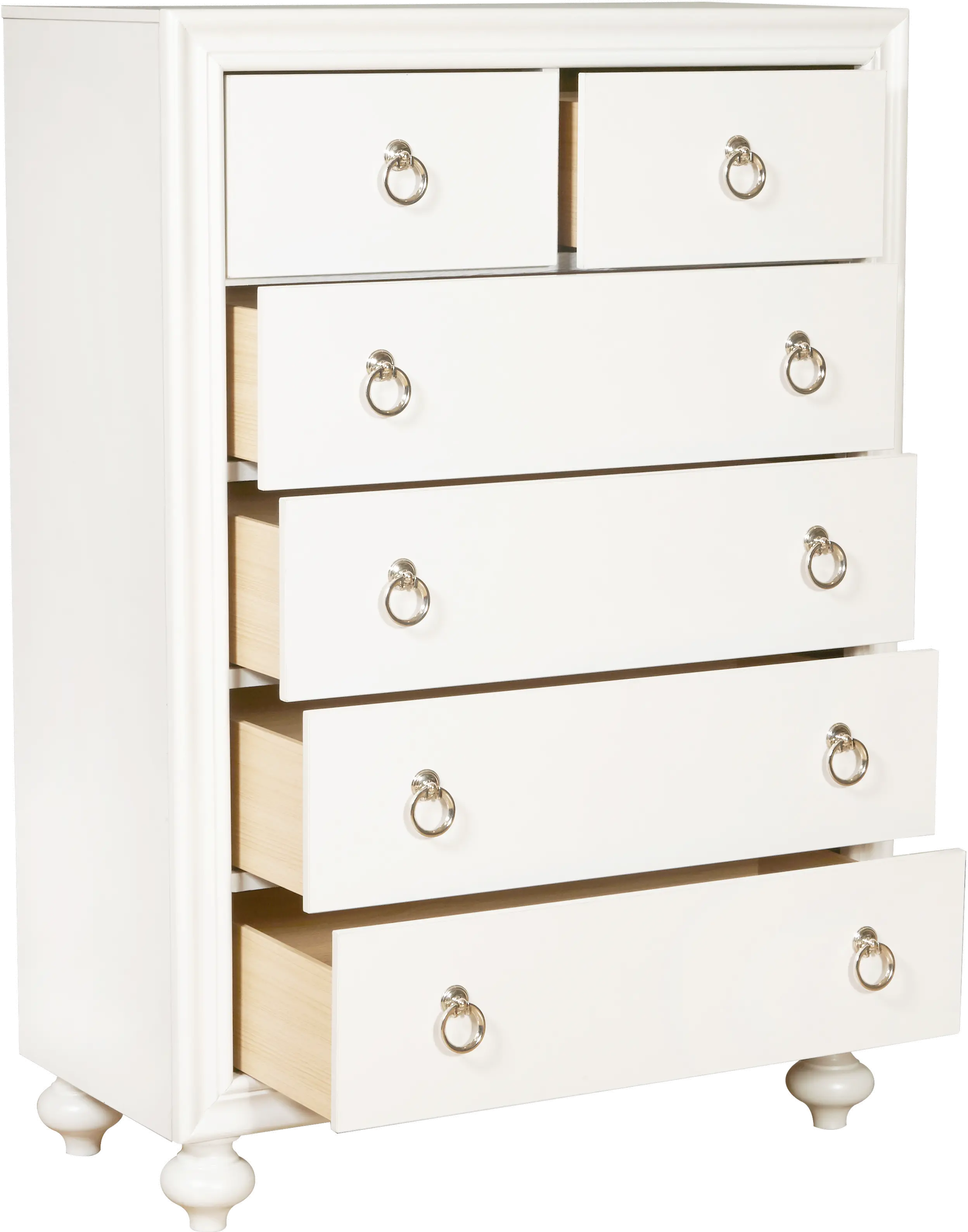 Bella White Chest of Drawers