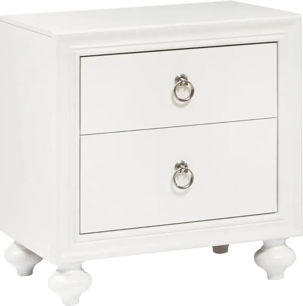 Bella White Nightstand