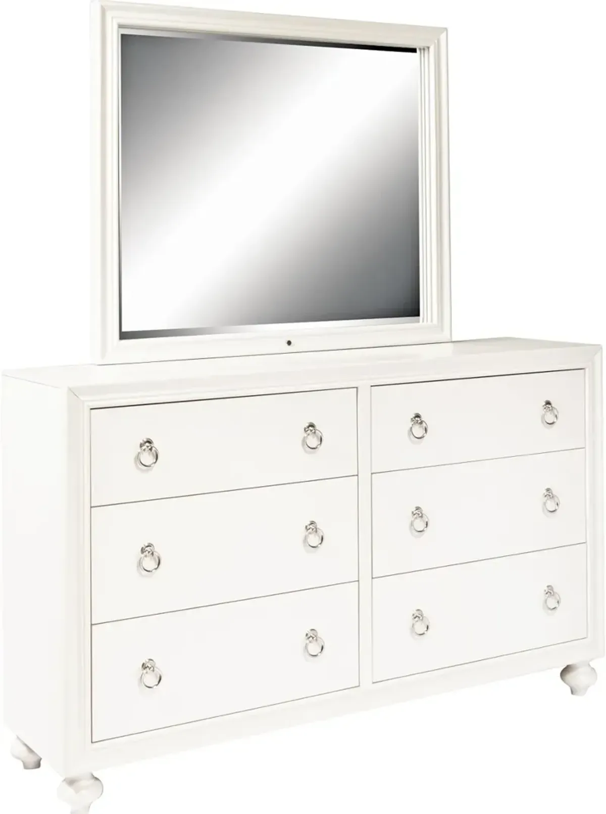 Bella White Dresser