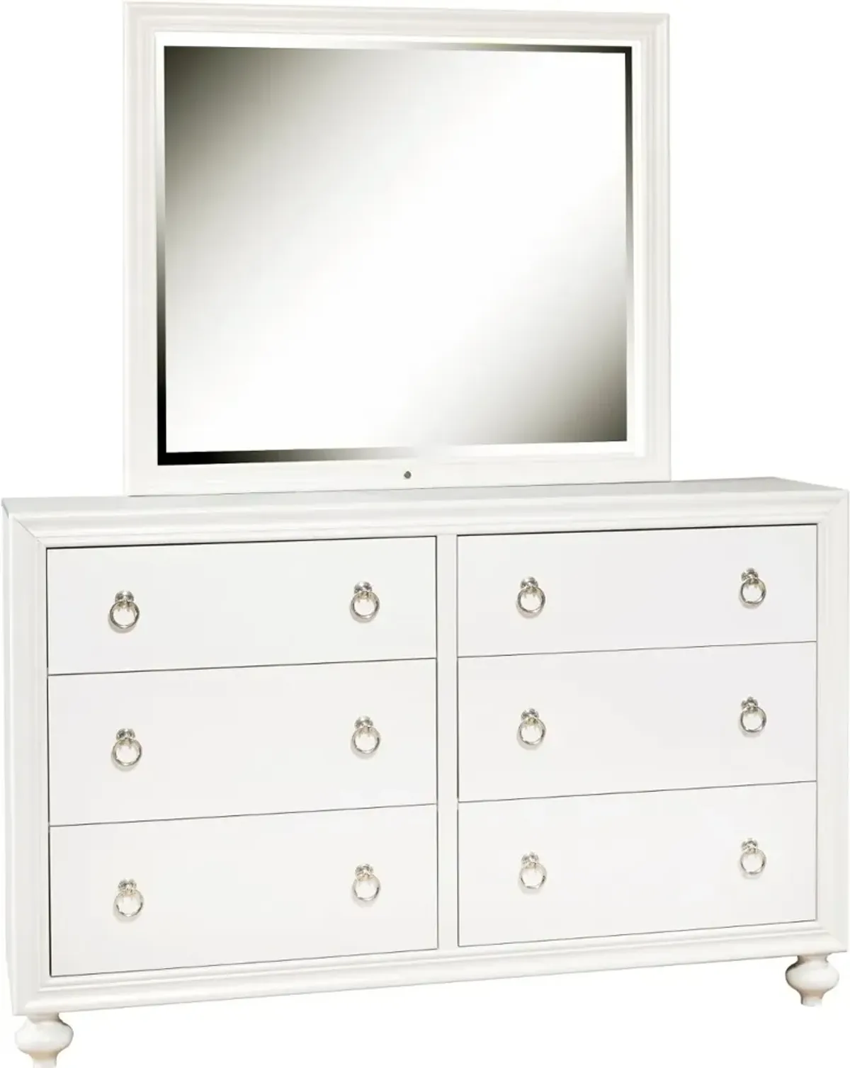 Bella White Dresser