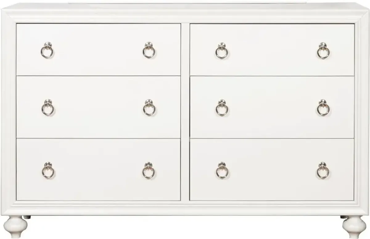 Bella White Dresser