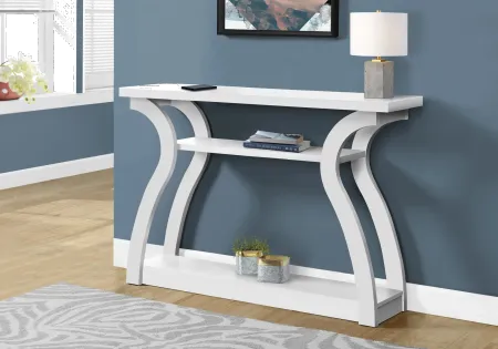 Hall Console Table - White