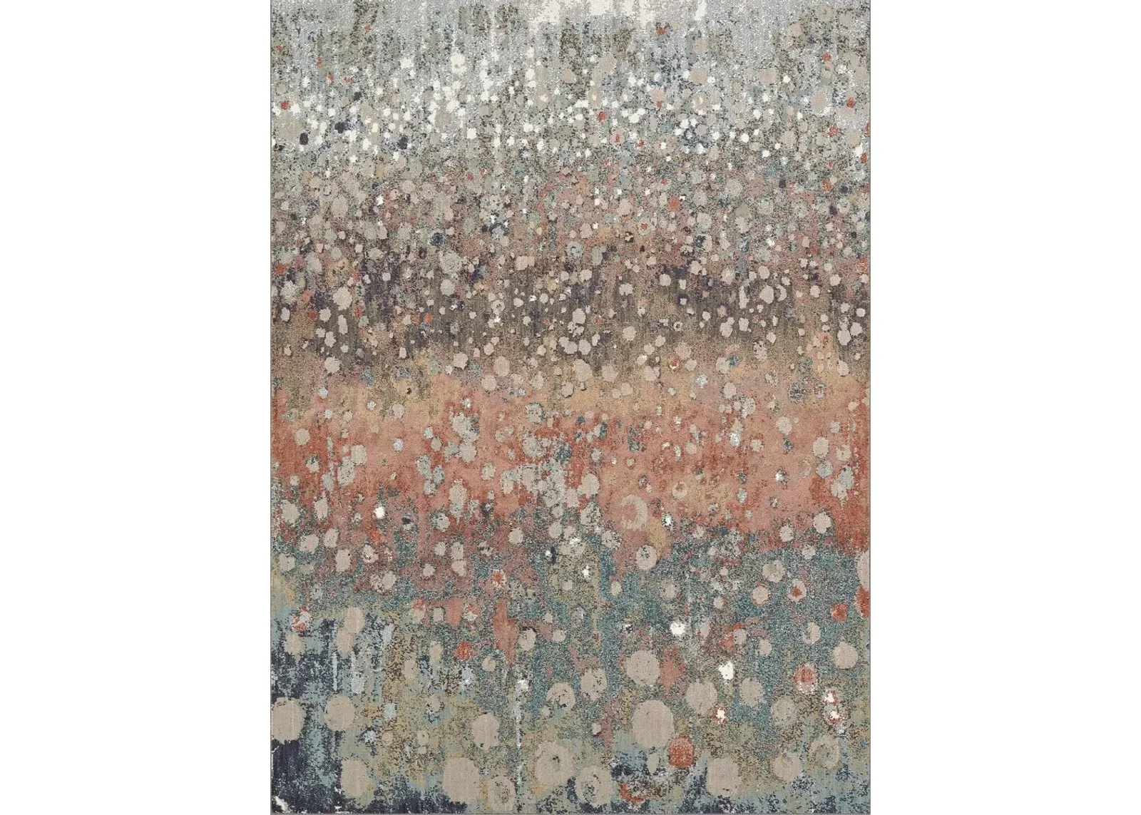 Soiree 8 x 11 Large Rose Gold Rug