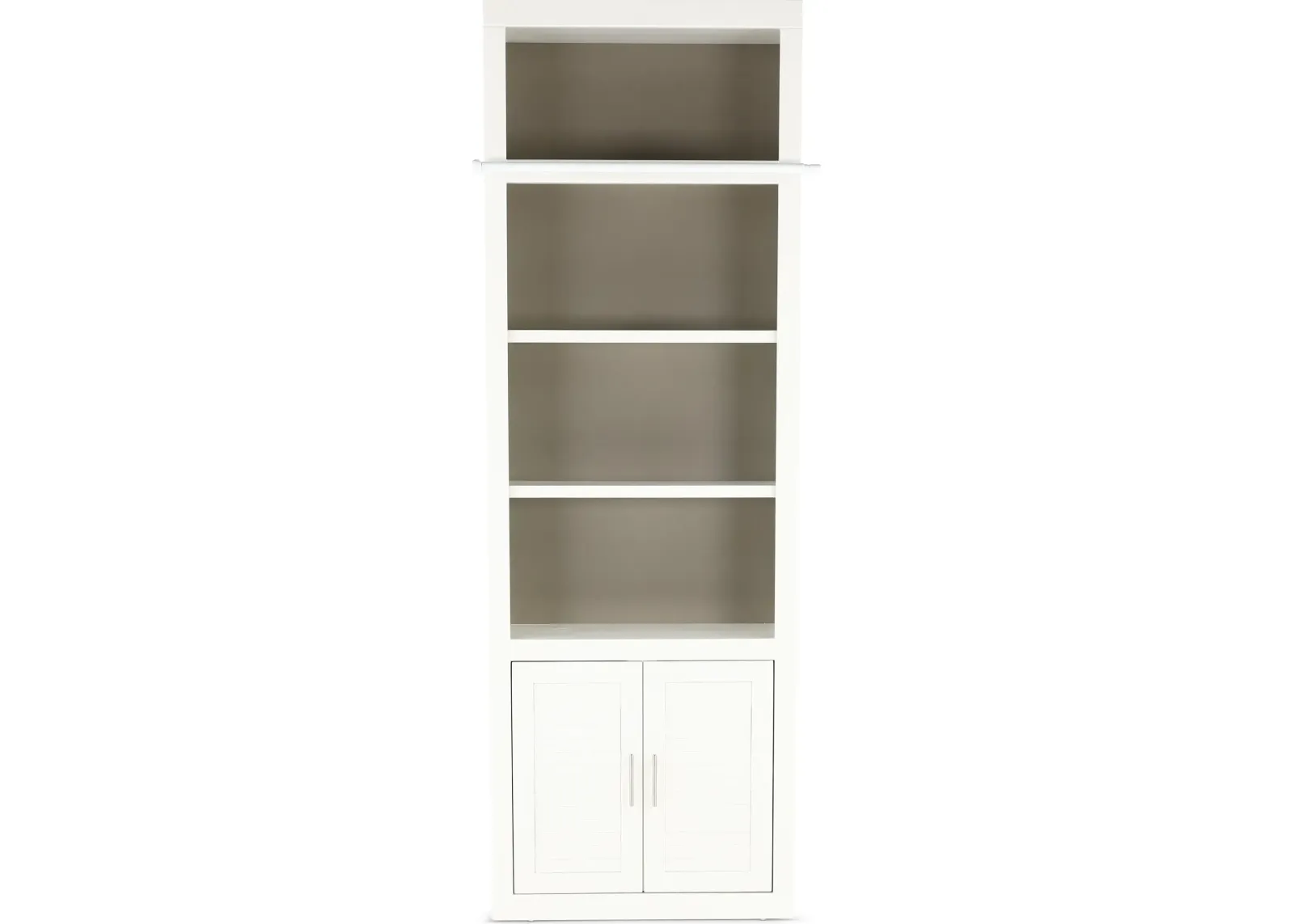 Catrina White 32" Bookcase with Reversible Door