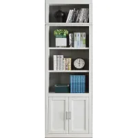 Catrina White 32" Bookcase with Reversible Door