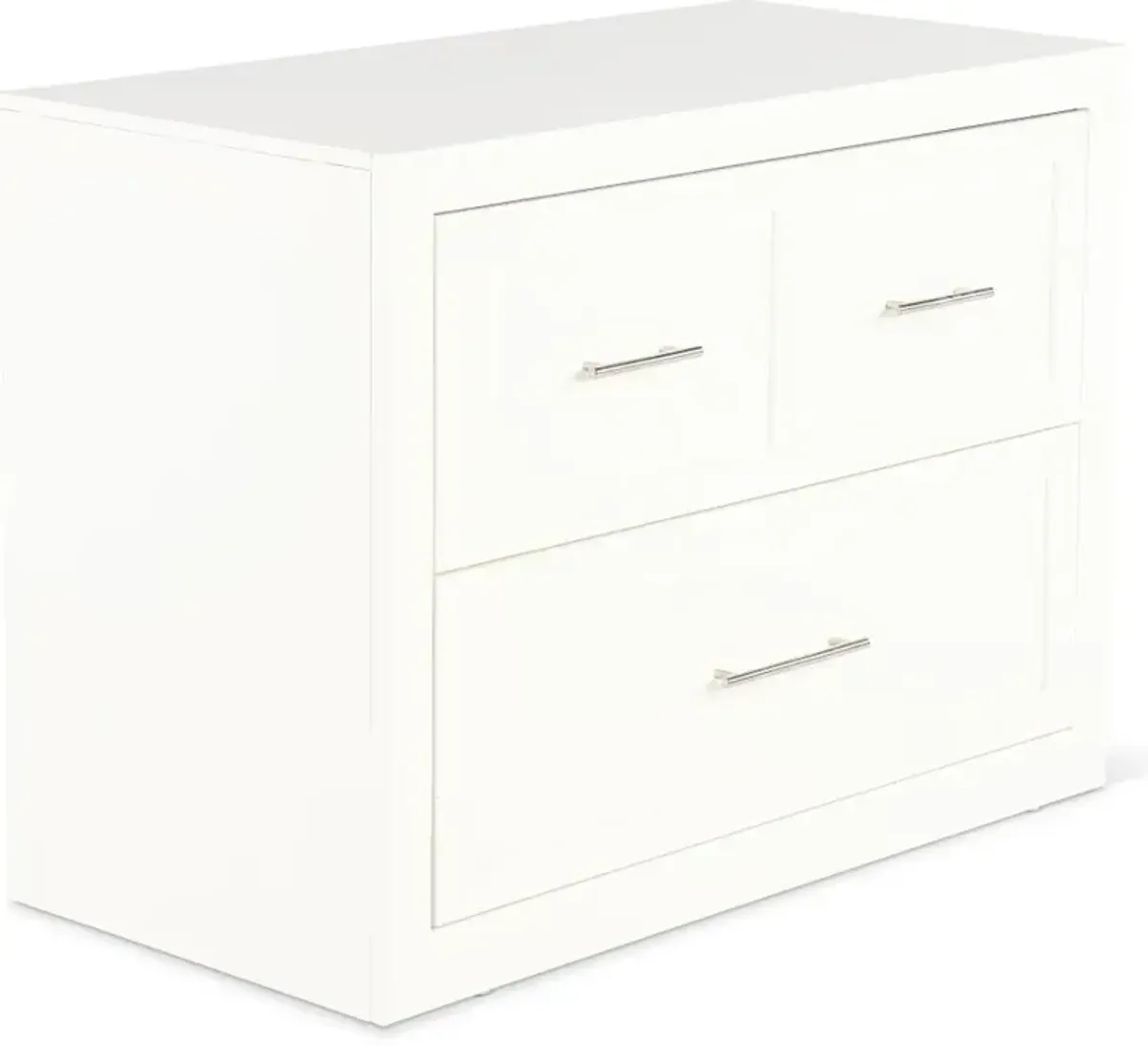 Catrina White 2 Drawer Lateral File Cabinet