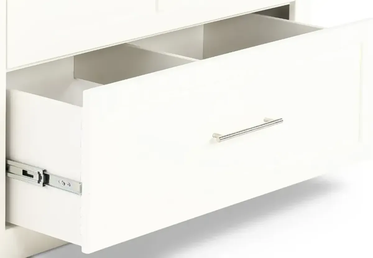 Catrina White 2 Drawer Lateral File Cabinet