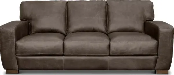 Dakota Brown Leather Sofa