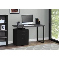 Modern Black and Gray Small Computer Desk