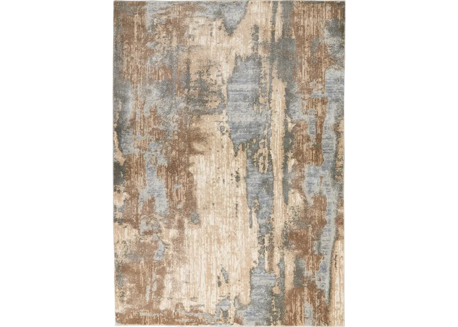 Moroccan Celebration 5 x 7 Gray and Beige Area Rug