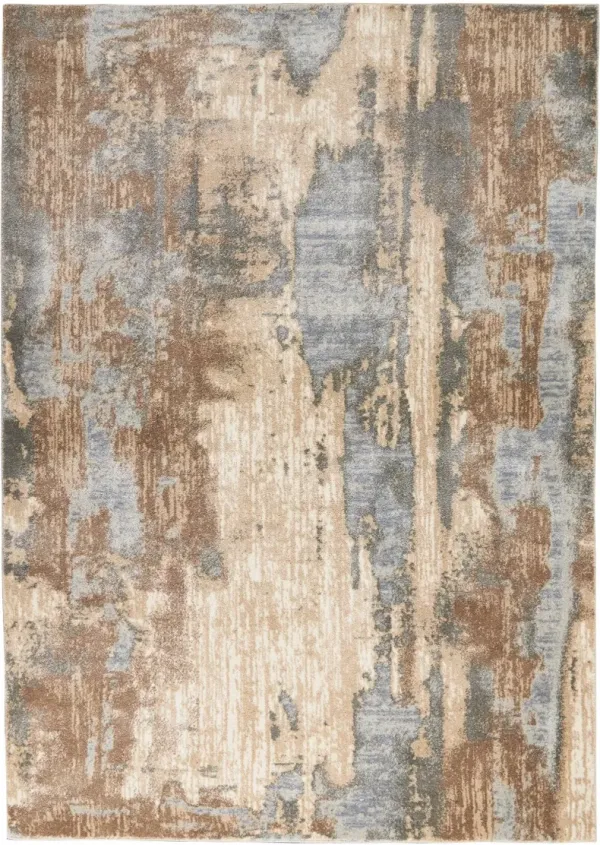 Moroccan Celebration 8 x 10 Gray and Beige Area Rug