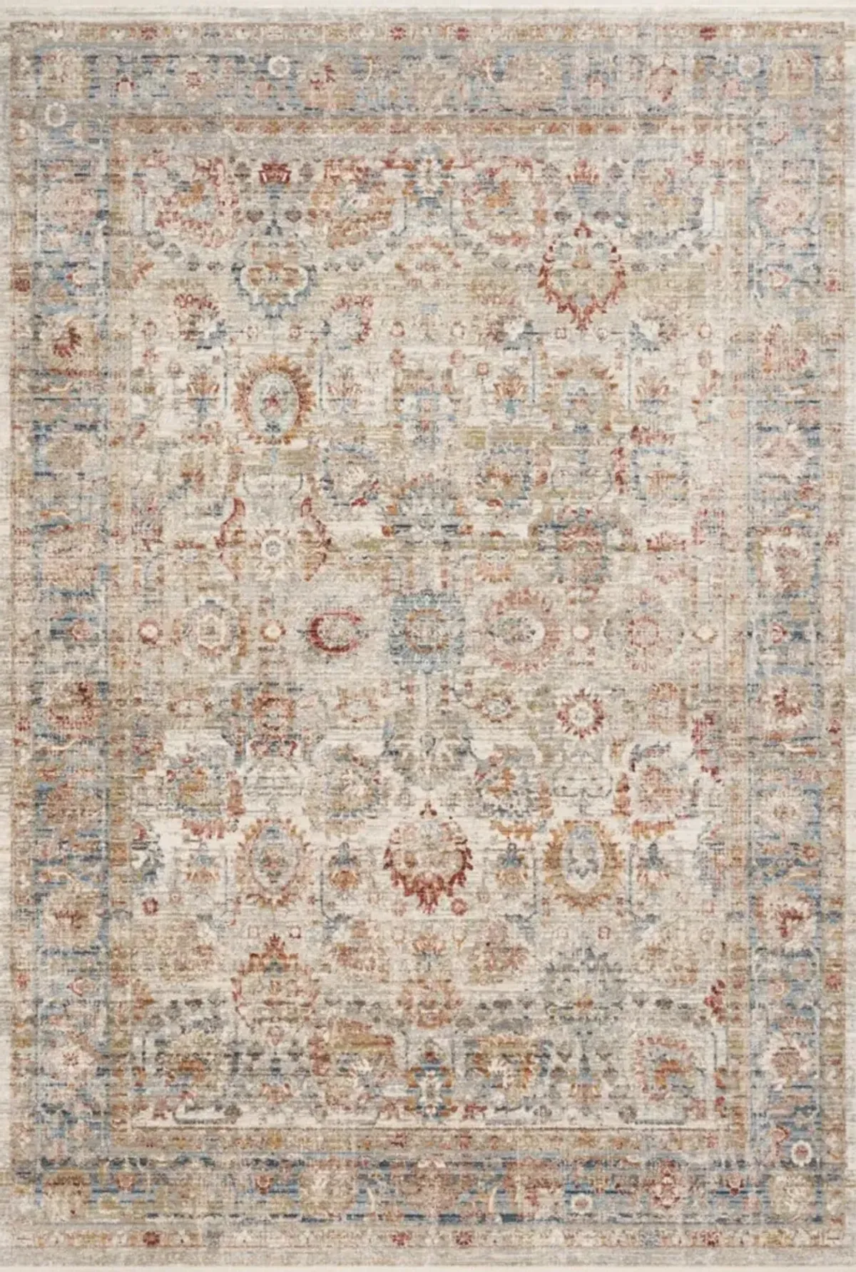 Claire 8 x 10 Ivory Ocean Area Rug