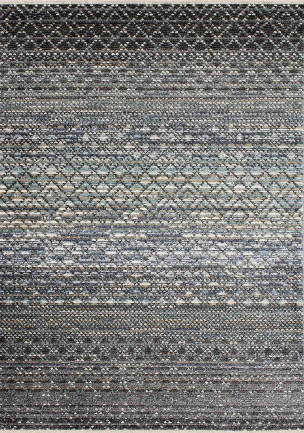 Calabar 5 x 8 Blue, Gray, and White Area Rug