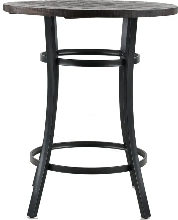 Barrel Dark Brown 42 Inch Pub Table
