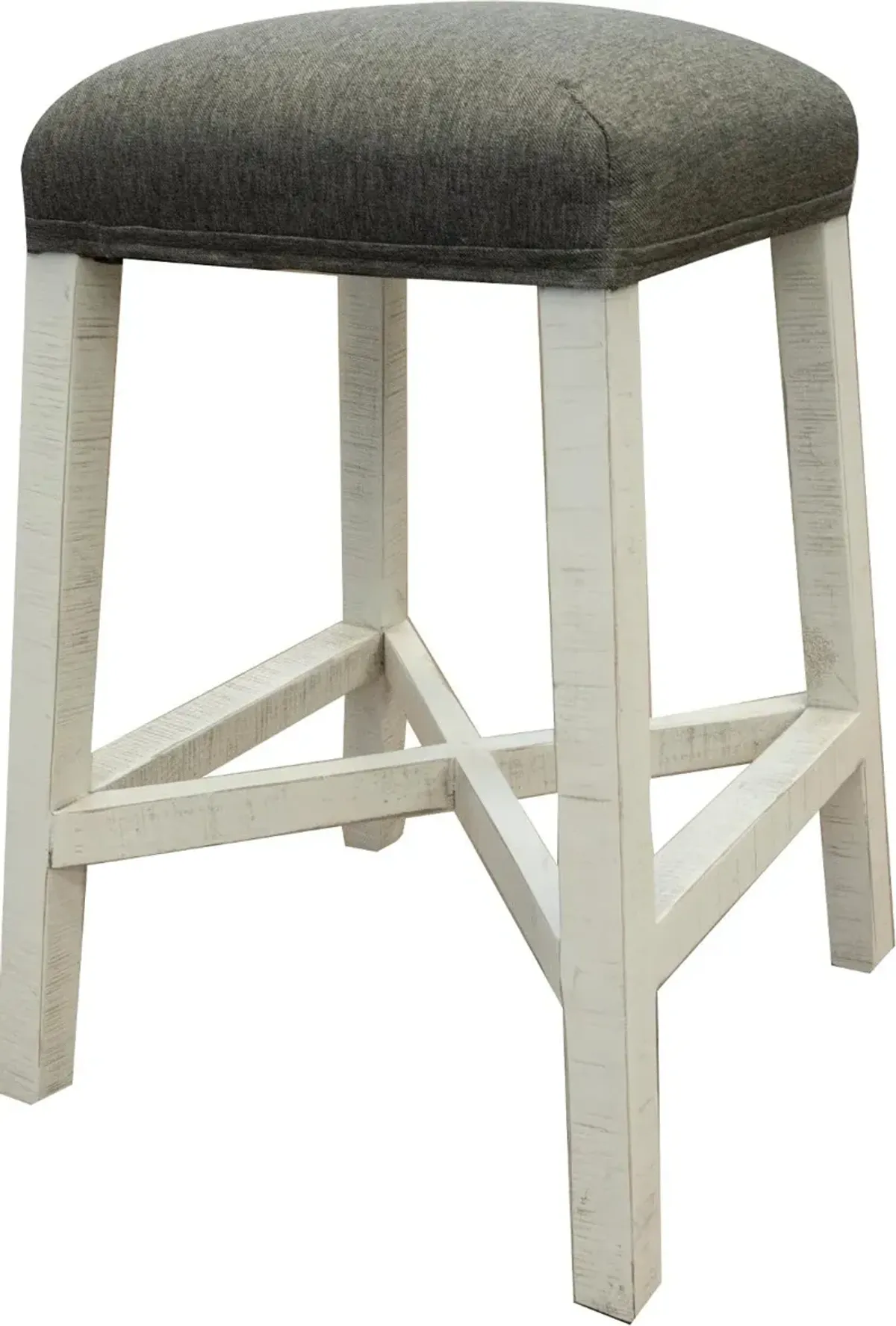 Stone White Wash Counter Height Stool