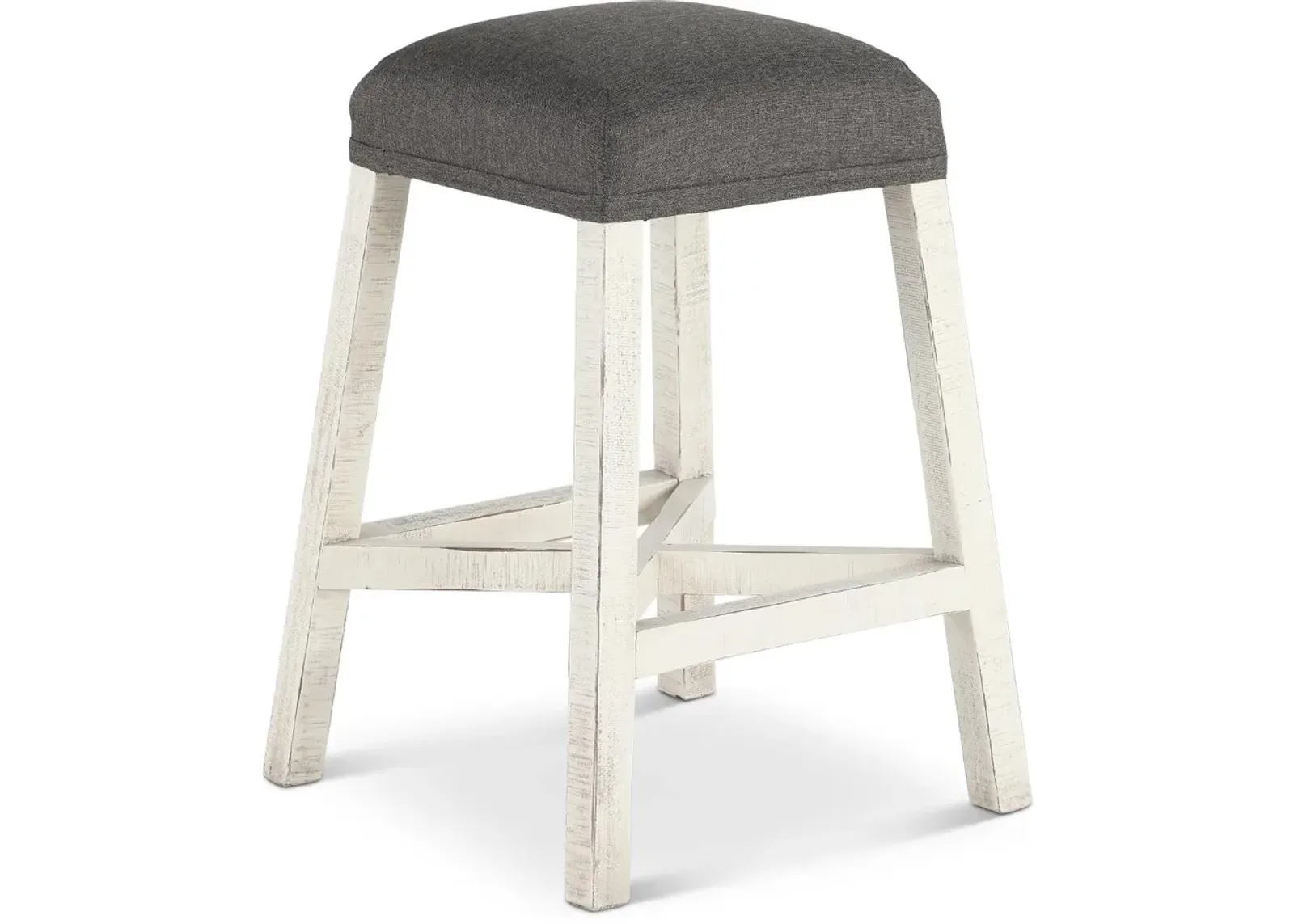 Stone White Wash Counter Height Stool