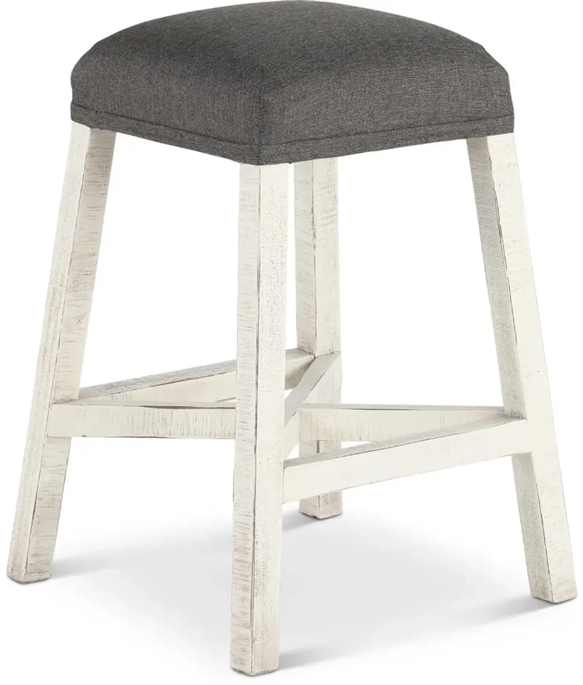 Stone White Wash Counter Height Stool