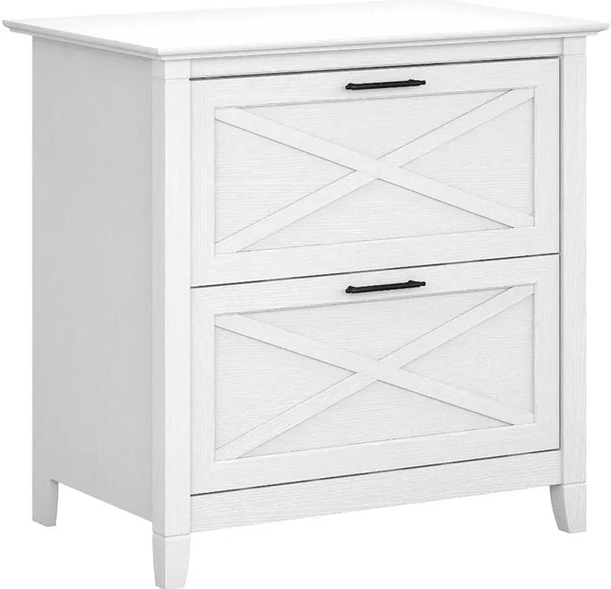 Key West White Lateral File - Bush Furniture